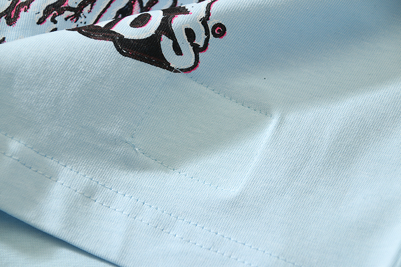 Coco Shoes Hellstar Neuron Tour T-Shirt Light Blue - Cocoshoesvip.net