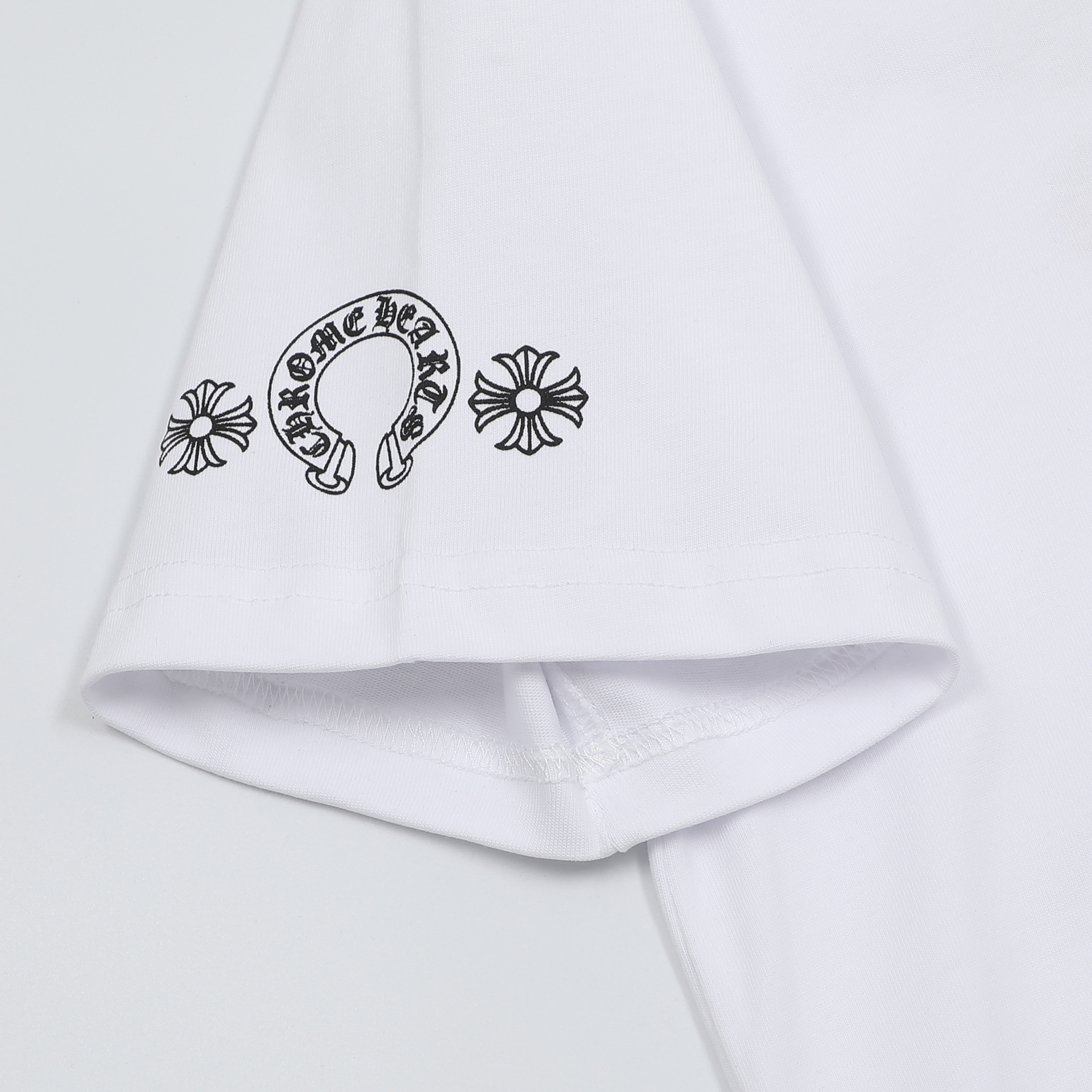 Coco Shoes Chrome Hearts Eye Chart Dagger T-shirt White/Black - Cocoshoesvip.net