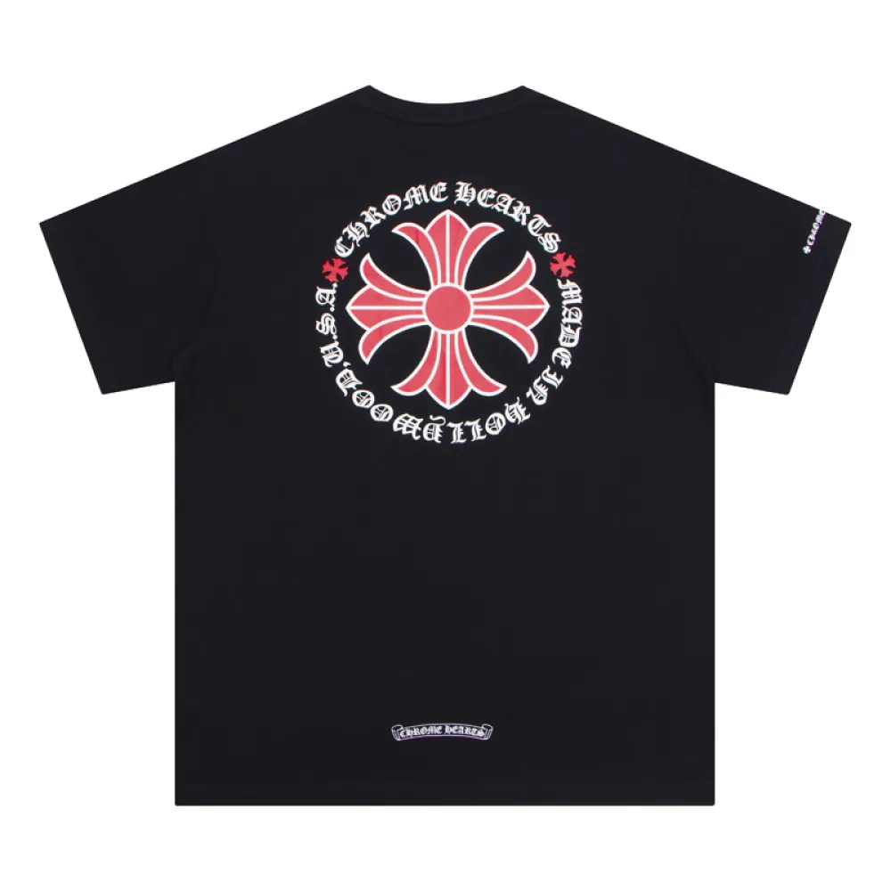 Coco Shoes Chrome Hearts Made In Hollywood Plus Cross T-shirt White/Black - Cocoshoesvip.net
