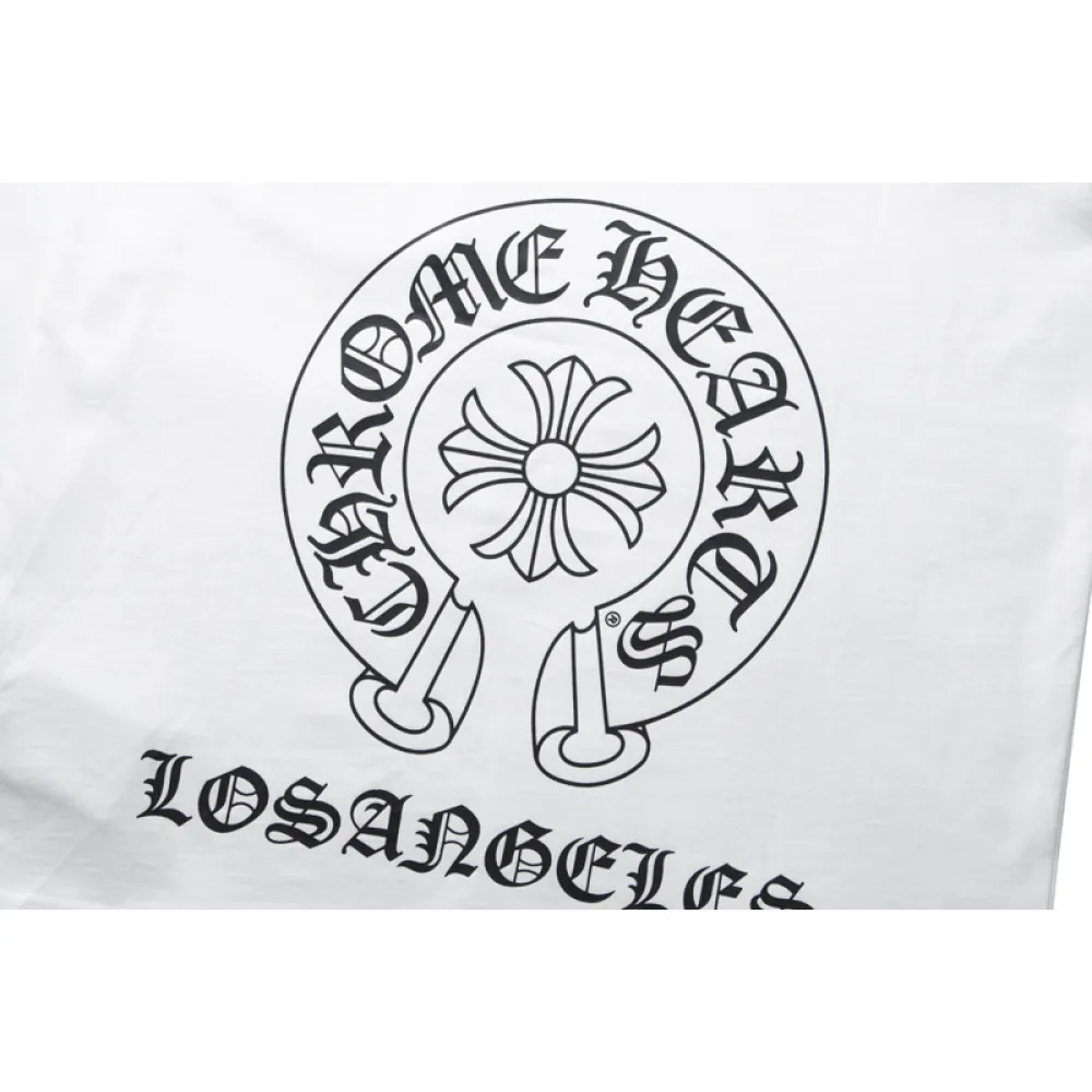 Coco Shoes Chrome Hearts Miami Exclusive T-shirt White/Black - Cocoshoesvip.net