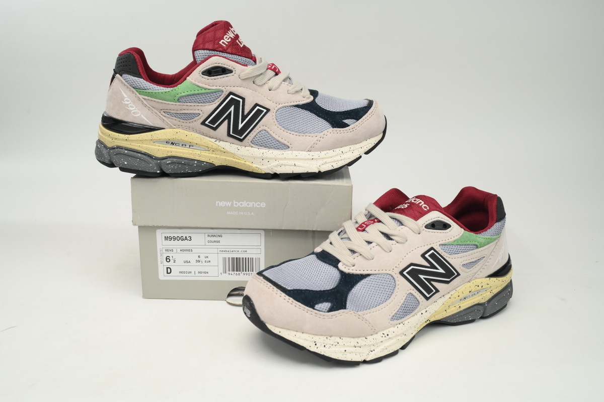 Coco Shoes New Balance 990 Pink Green M990GA3 - Cocoshoesvip.net