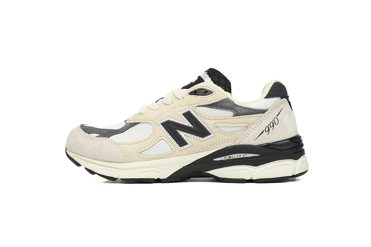 Coco Shoes New Balance 990 Milk White Black M990AD3 - Cocoshoesvip.net