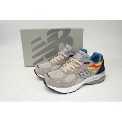 Coco Shoes New Balance 990 Red Yellow And Blue M990TS3 02