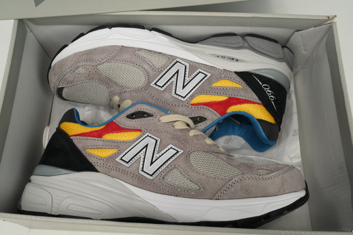 Coco Shoes New Balance 990 Red Yellow And Blue M990TS3 - Cocoshoesvip.net