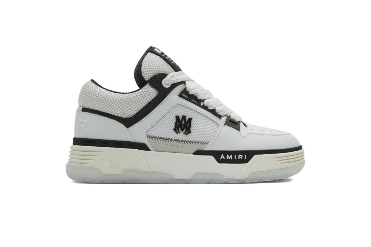 Coco Shoes Amiri MA-1 White Black Grey PS24MFS018-111 - Cocoshoesvip.net