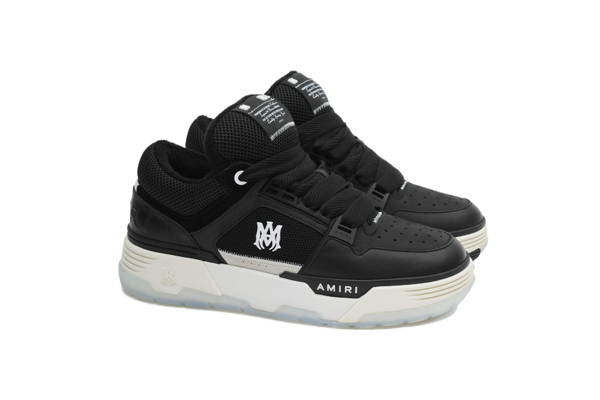 Coco Shoes Amiri MA-1 Black White AMFOSR1001-083 - Cocoshoesvip.net