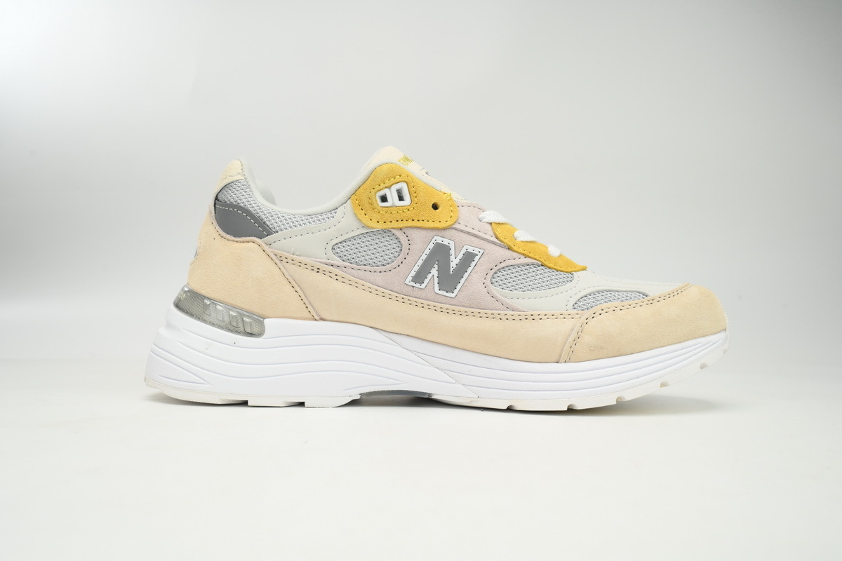 Coco Shoes New Balance 992 Gray White Yellow M992PB1 - Cocoshoesvip.net