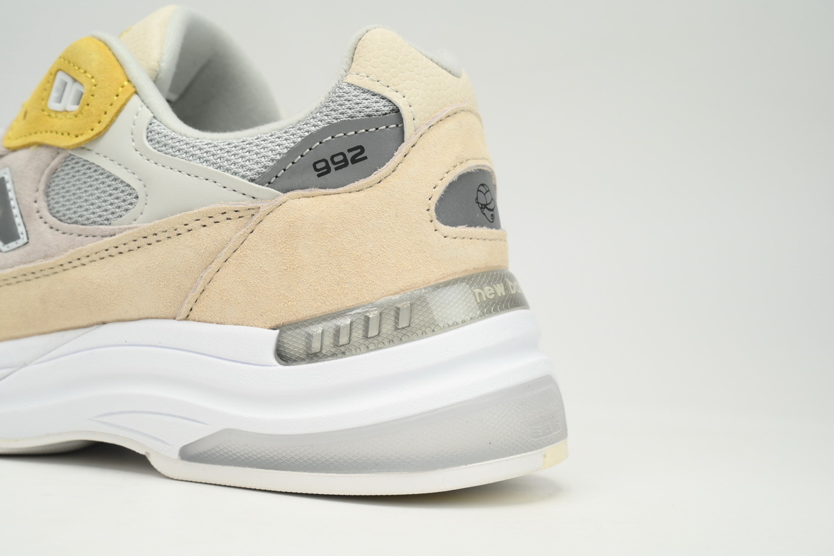 Coco Shoes New Balance 992 Gray White Yellow M992PB1 - Cocoshoesvip.net
