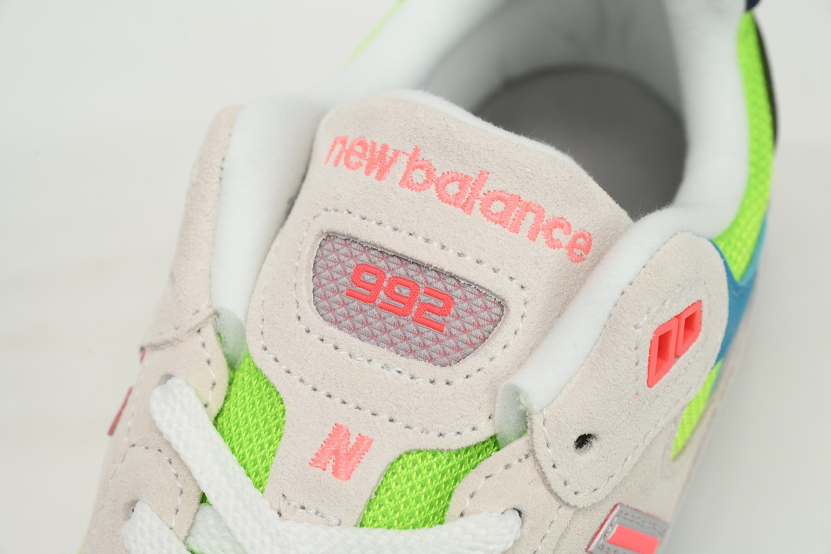 Coco Shoes New Balance 992 White Blue M992DA - Cocoshoesvip.net