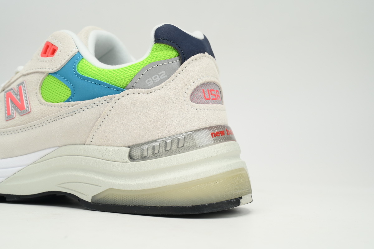 Coco Shoes New Balance 992 White Blue M992DA - Cocoshoesvip.net