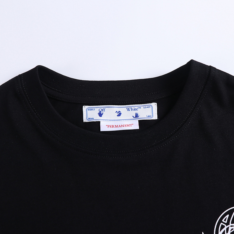 Coco Shoes OFF-WHITE Hand Arrow Tee White/Black - Cocoshoesvip.net