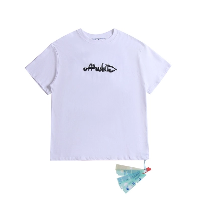 Off-White Paint Arrow T-shirt Outerspace White/Black 02