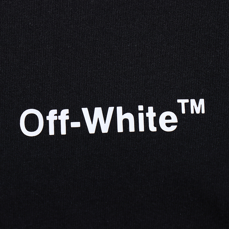 Coco Shoes OFF-WHITE Wave Diag Print Slim Fit T-Shirt White/Black - Cocoshoesvip.net