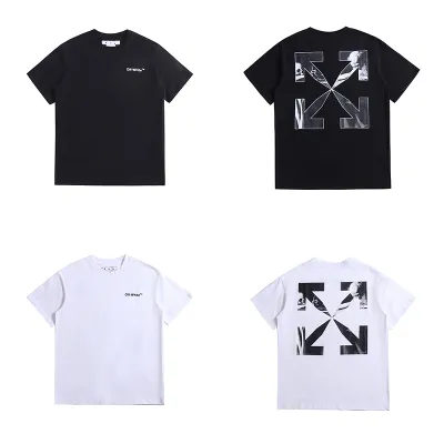 Off-White Caravag Arrow Over T-Shirt White/Black 01