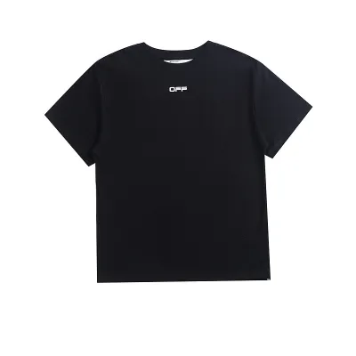 Off-White Slim Fit Diag Skulls T-shirt Black 02