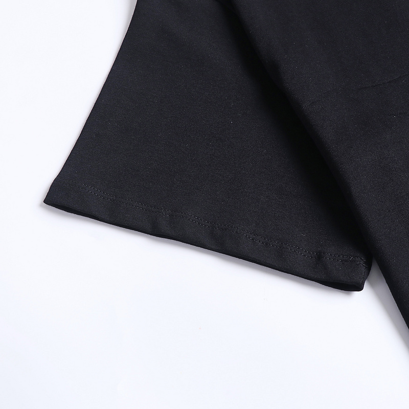 Coco Shoes OFF-WHITE Slim Fit Diag Skulls T-shirt Black - Cocoshoesvip.net