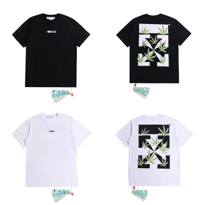 Off-White Weed Arrow T-Shirt White/Black 01