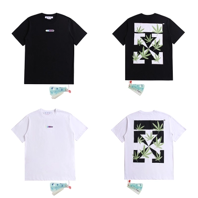 Off-White Weed Arrow T-Shirt White/Black 01