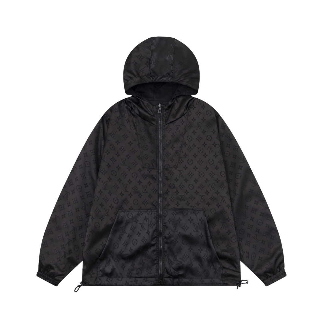 Coco Shoes Louis Vuitton Reversible Monogram Windbreaker Dark Grey 1A9A13 - Cocoshoesvip.net