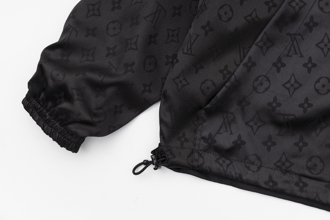Coco Shoes Louis Vuitton Reversible Monogram Windbreaker Dark Grey 1A9A13 - Cocoshoesvip.net