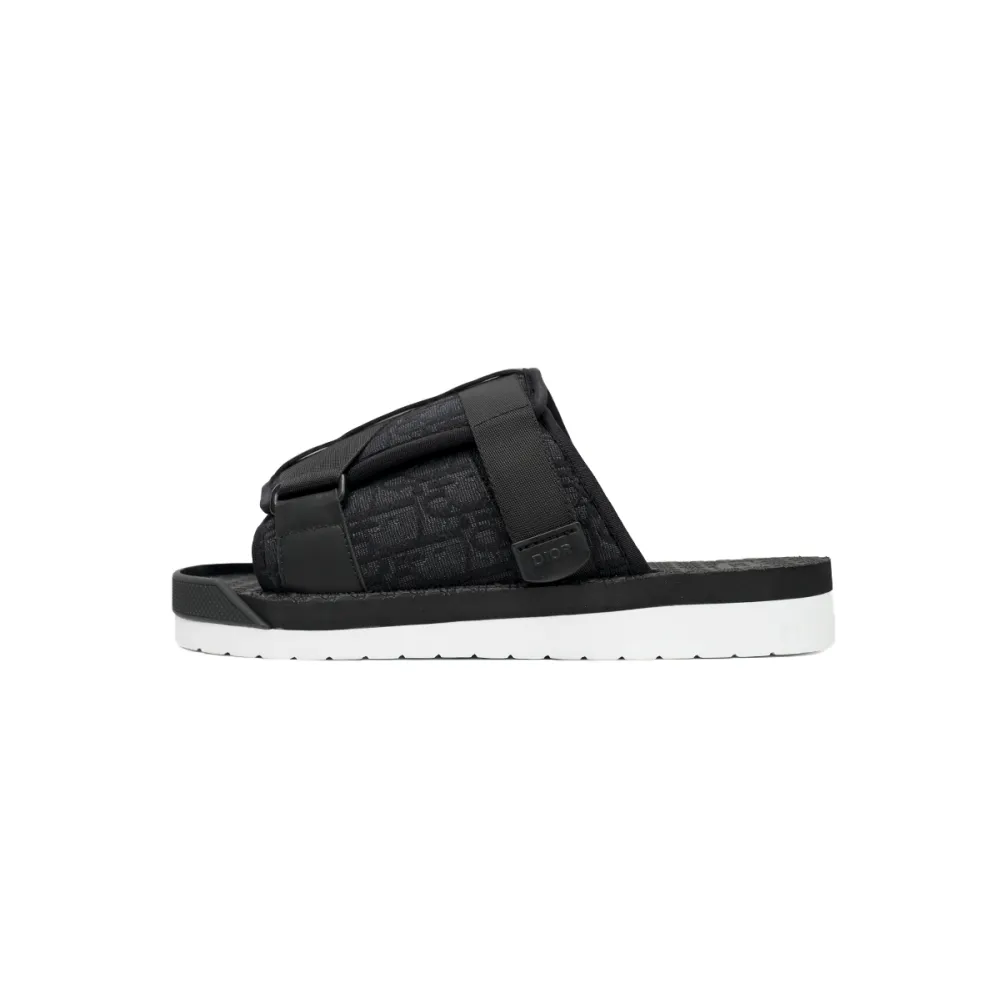 Coco Shoes Dior Alpha Slide Black 3SA081YXV_H969 - Cocoshoesvip.net