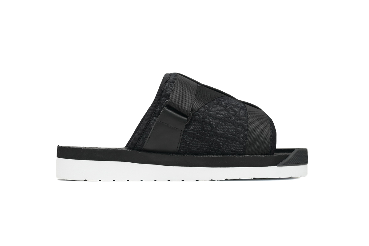 Coco Shoes Dior Alpha Slide Black 3SA081YXV_H969 - Cocoshoesvip.net