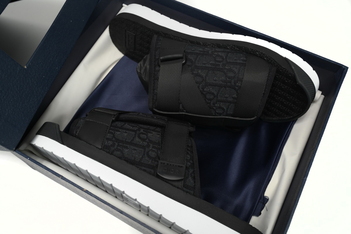 Coco Shoes Dior Alpha Slide Black 3SA081YXV_H969 - Cocoshoesvip.net