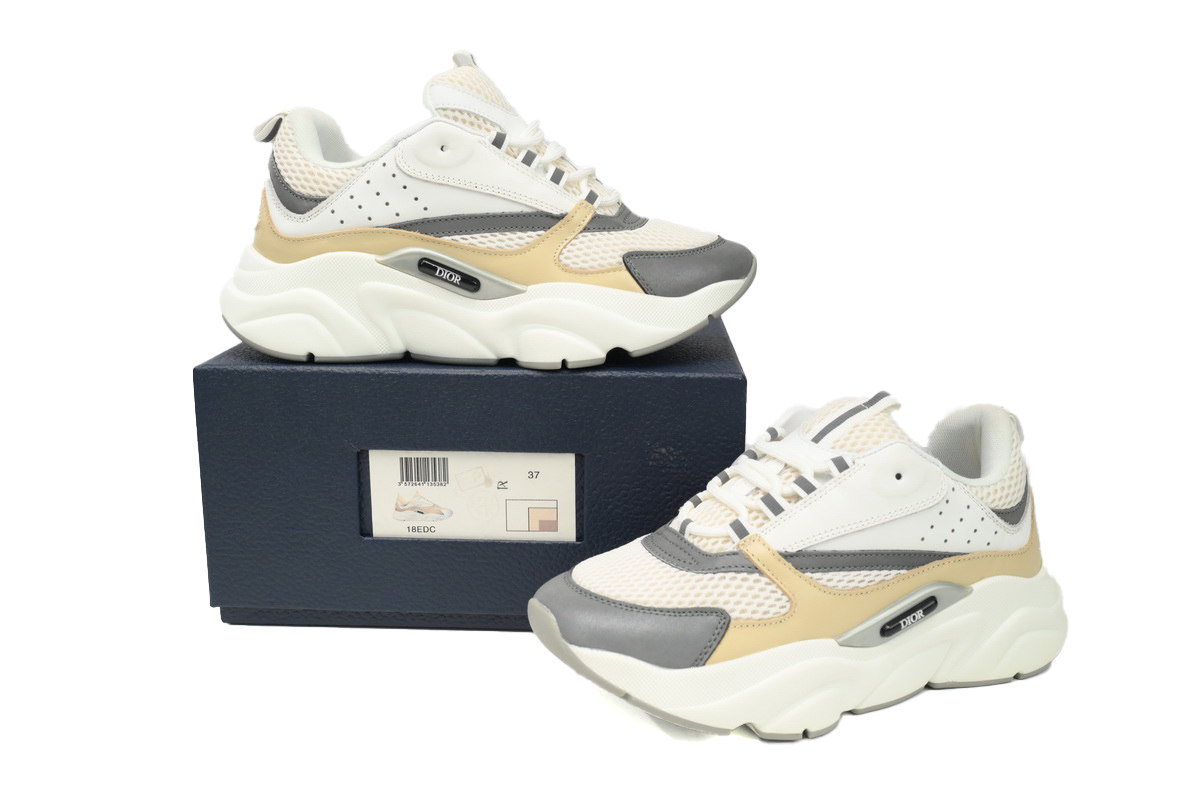 Coco Shoes Dior B22 Cream Beige White 3SN231YXX_H160 - Cocoshoesvip.net