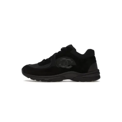 Chanel Low Top Trainer Black  01