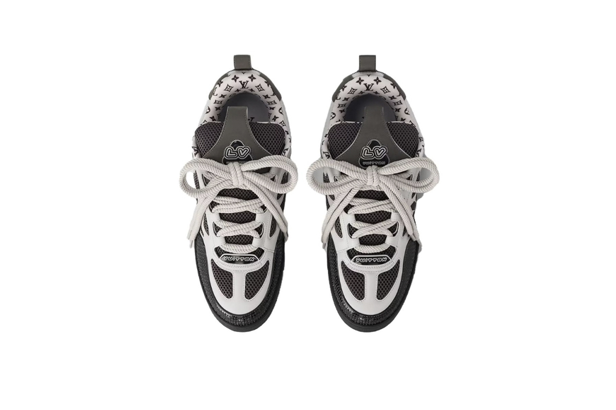 Coco Shoes Louis Vuitton LV Skate Sneaker Grey White 1AC52K - Cocoshoesvip.net