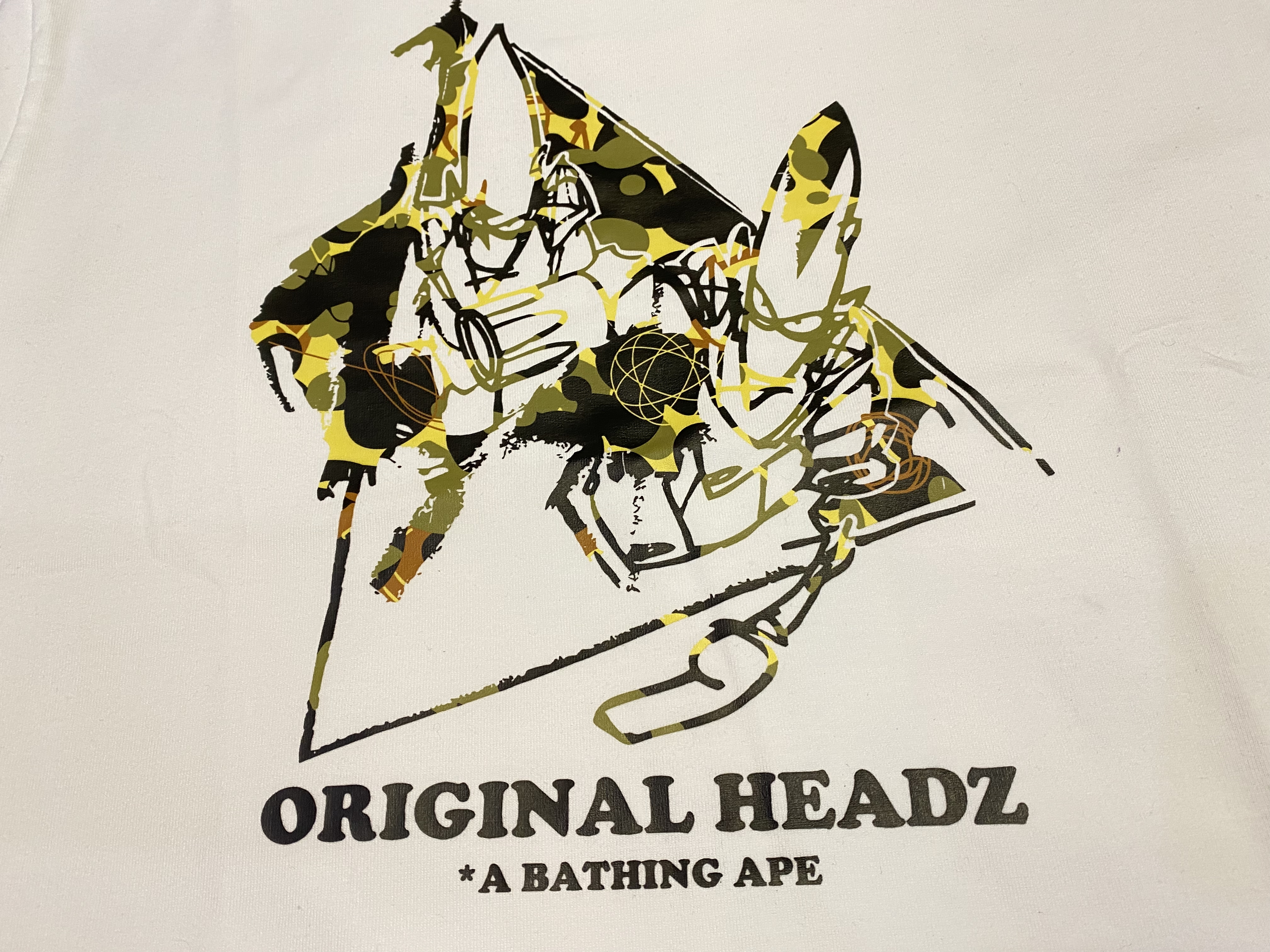 Coco Shoes BAPE x UNKLE POINTMAN Logo T-shirt White/Black - Cocoshoesvip.net