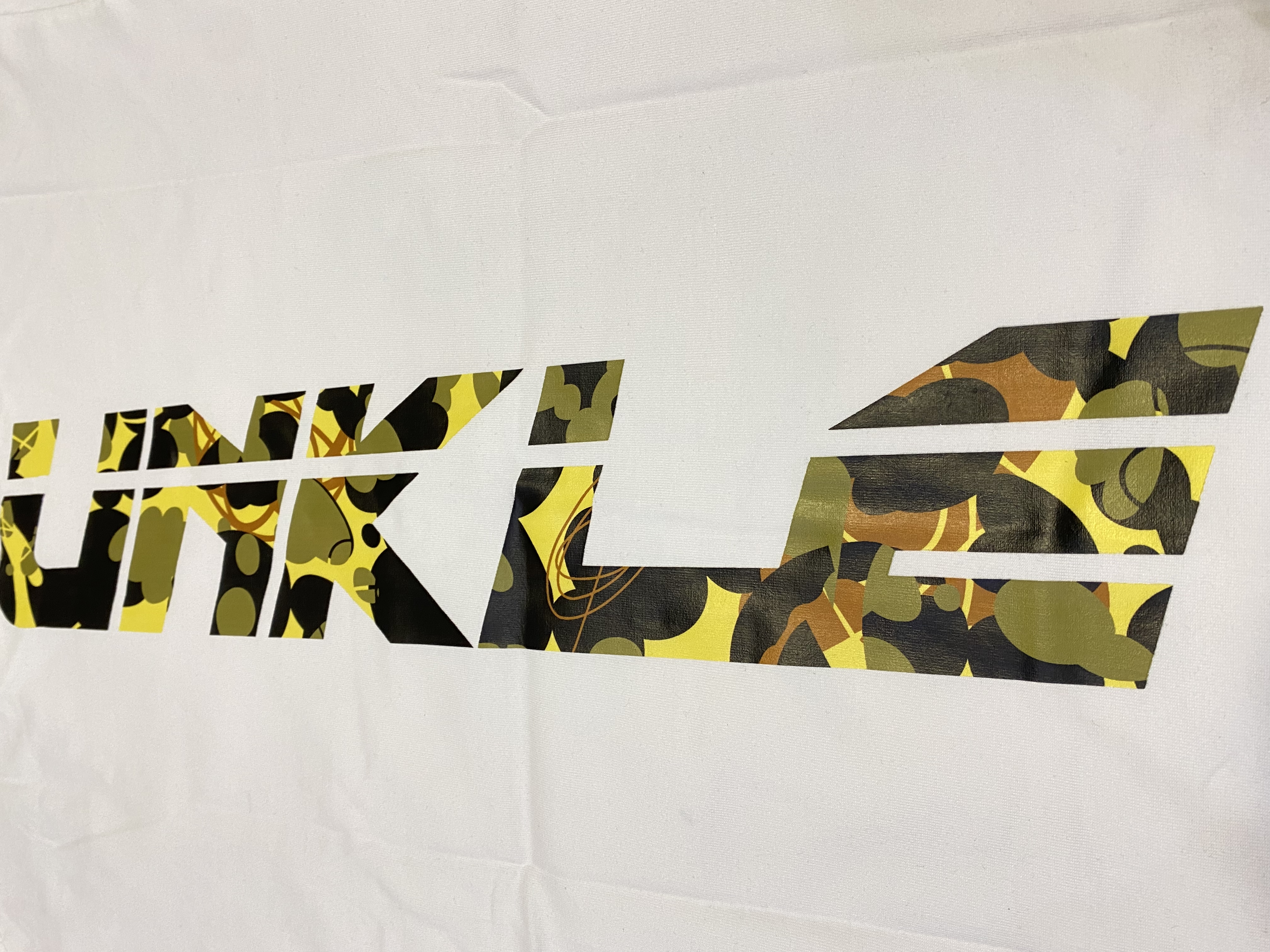 Coco Shoes BAPE x UNKLE POINTMAN Logo T-shirt White/Black - Cocoshoesvip.net