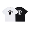 Bape Bicolor College T-shirt White/Black