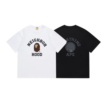 Bape x Neighborhood T-shirt White/Black 01