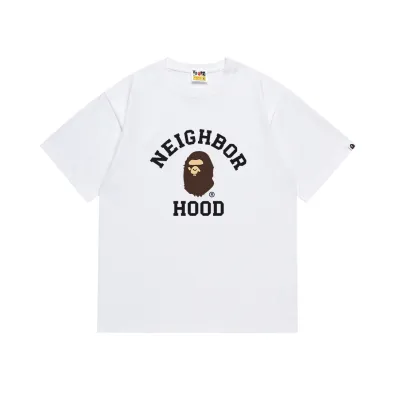 Bape x Neighborhood T-shirt White/Black 02