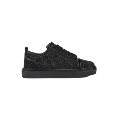 Christian Louboutin Adolon Junior Panelled Leather Low-top Trainers 3220991BK01 02