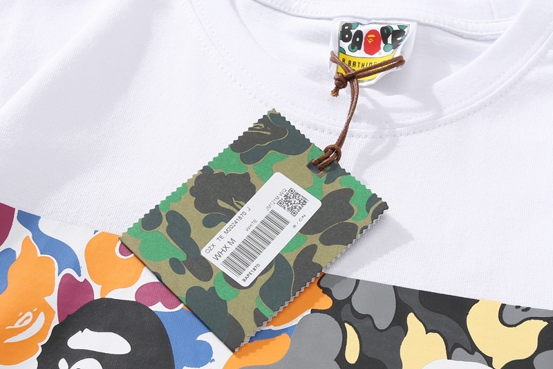 Coco Shoes BAPE US Limited Collection T-shirt White/Black - Cocoshoesvip.net