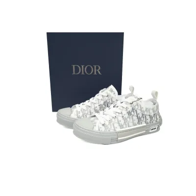 Dior B23 Low White Navy Oblique 3SN249YNT_H568 02