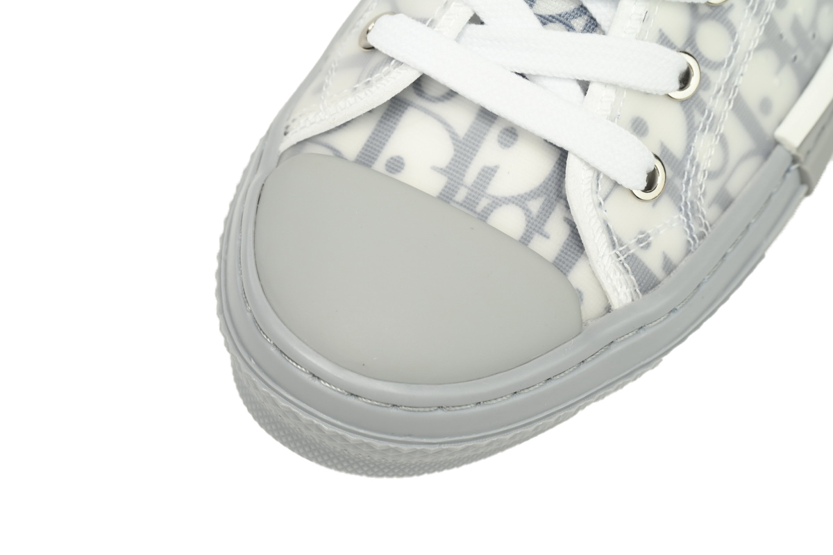 Coco Shoes Dior B23 Low White Navy Oblique 3SN249YNT_H568 - Cocoshoesvip.net