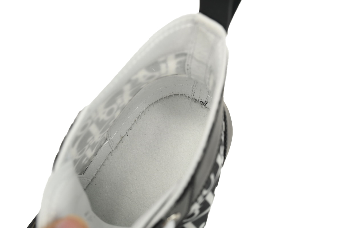 Coco Shoes Dior B23 High Black White Oblique 3SH118YJP_H961 - Cocoshoesvip.net