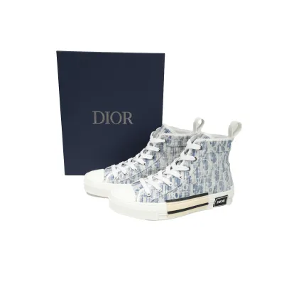 Dior B23 Blue Oblique Kasuri Jacquard 3SH118ZLA_H560 02