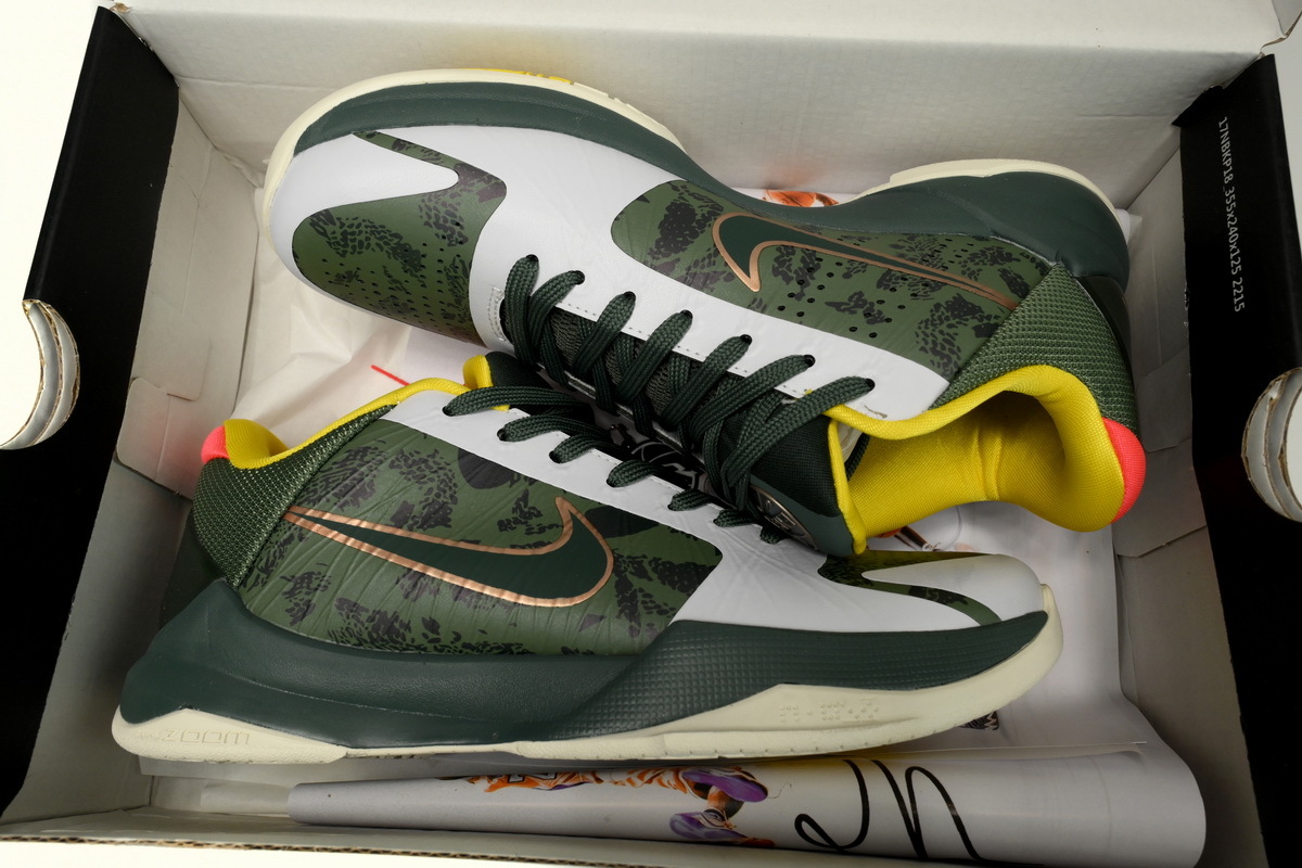 Coco Shoes Nike Kobe 5 Protro EYBL Forest Green CD4991-300 - Cocoshoesvip.net