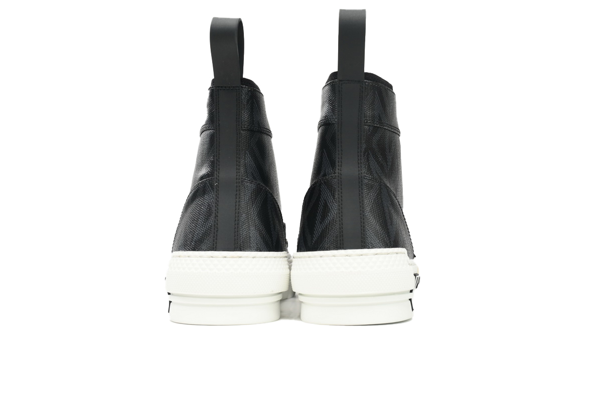 Coco Shoes Dior B23 High Top Black CD Diamond Canvas 3SH118ZPP_H900 - Cocoshoesvip.net