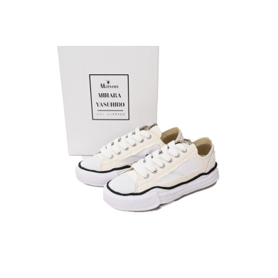 Coco Shoes Maison Mihara Yasuhiro White And Black Stripes NO.783 02