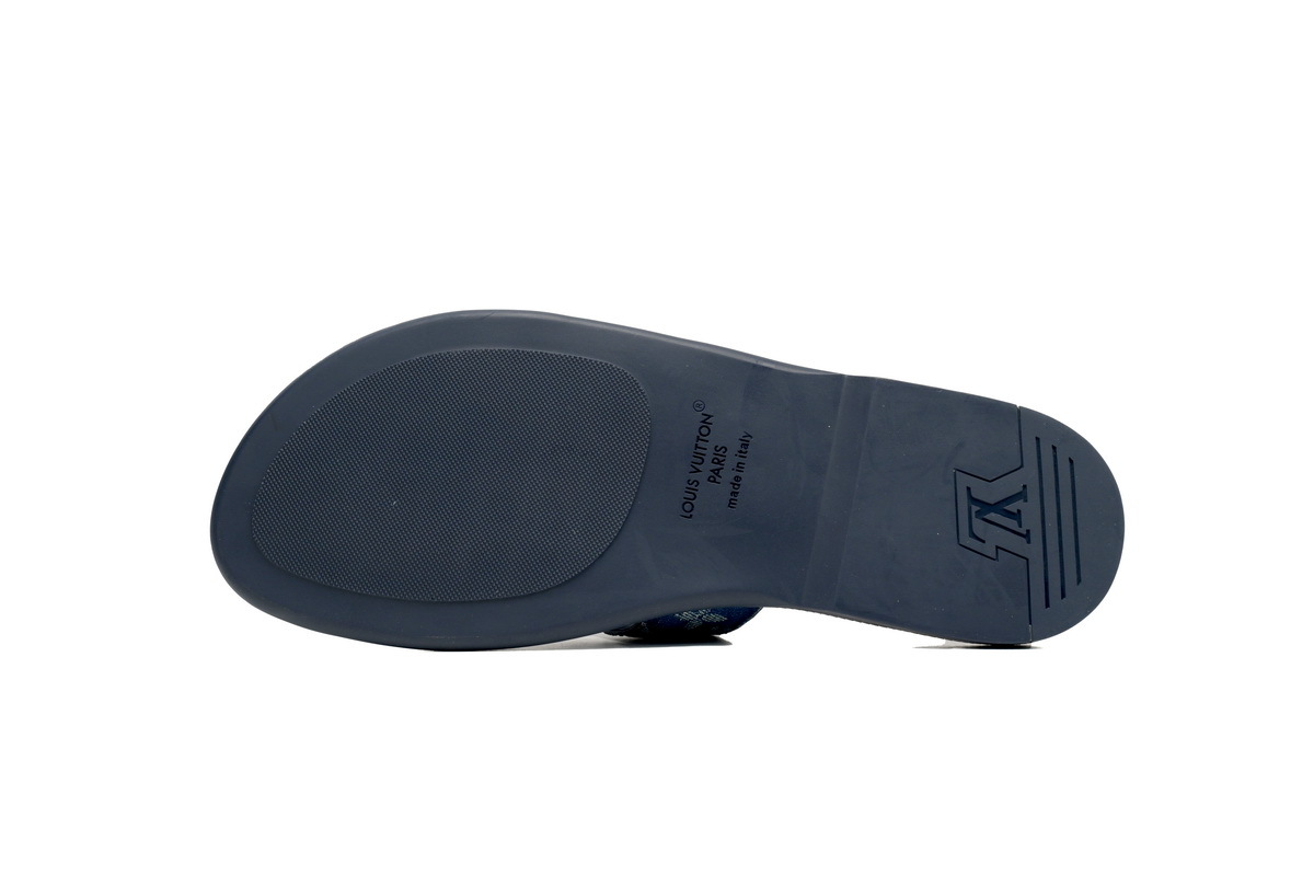 Coco Shoes Louis Vuitton Oasis Mules Blue Cloth 1AC69Y - Cocoshoesvip.net