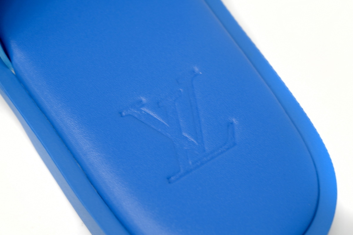 Coco Shoes Louis Vuitton Oasis Mules Blue Grid 1AC5E8 - Cocoshoesvip.net