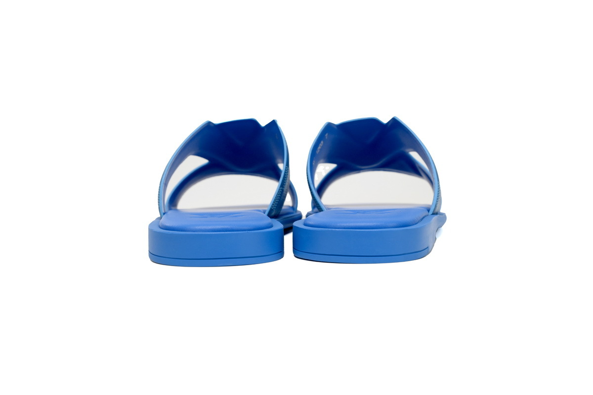 Coco Shoes Louis Vuitton Oasis Mules Blue Grid 1AC5E8 - Cocoshoesvip.net
