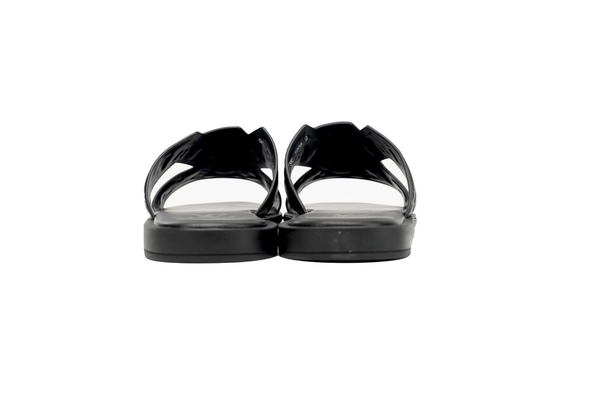 Coco Shoes Louis Vuitton Oasis Black Leather Surface 1ACHJ6 - Cocoshoesvip.net