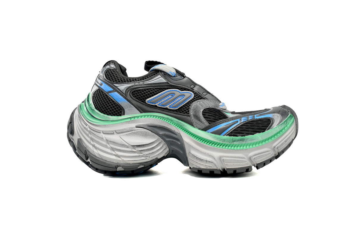 Coco Shoes Balenciaga Cargo Balenciaga Black Blue Green 784342 W2MV2 1143  - Cocoshoesvip.net