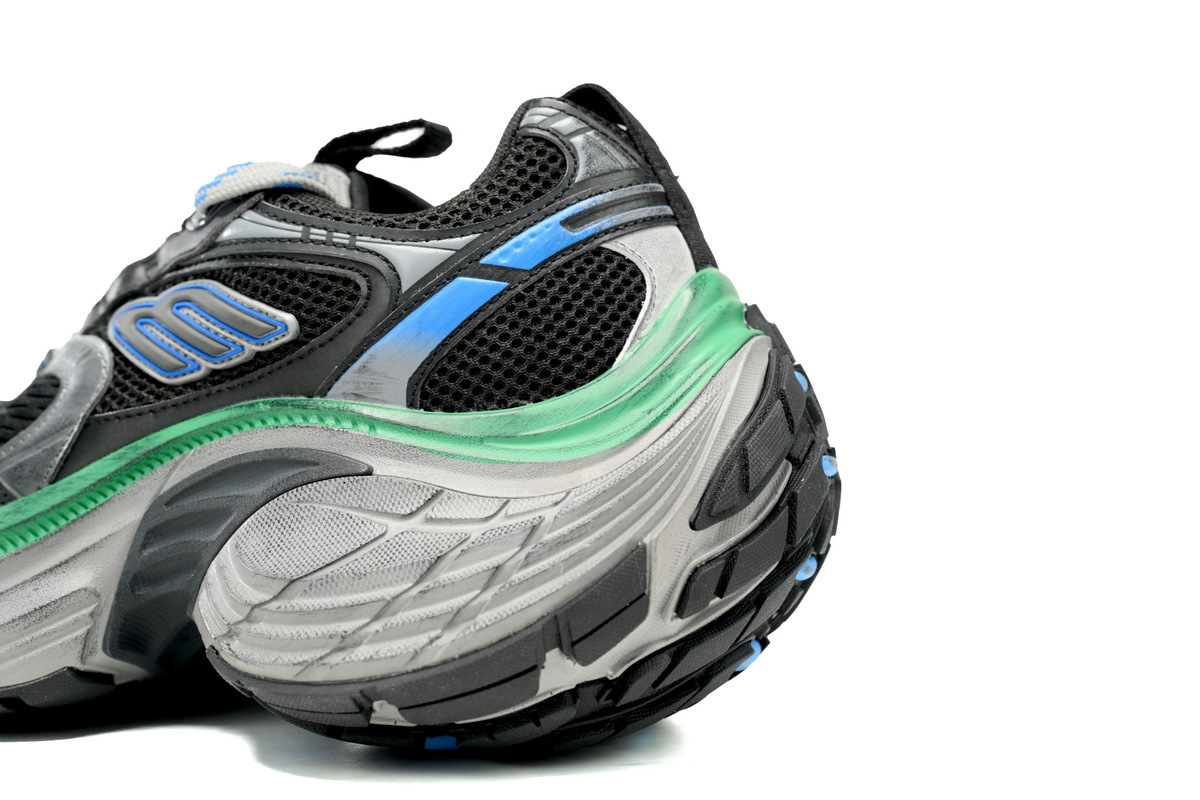 Coco Shoes Balenciaga Cargo Balenciaga Black Blue Green 784342 W2MV2 1143  - Cocoshoesvip.net